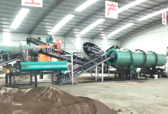 年产2万吨整套牛粪颗粒有机肥生产设备助力甘肃泉州